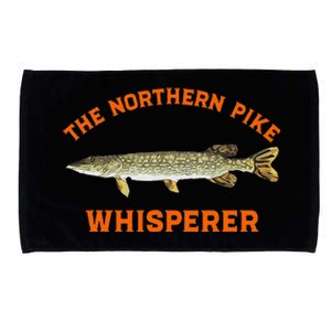 The Northern Pike Whisperer Design Microfiber Hand Towel