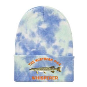 The Northern Pike Whisperer Design Tie Dye 12in Knit Beanie