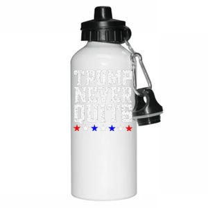 Trump Never Quits Aluminum Water Bottle