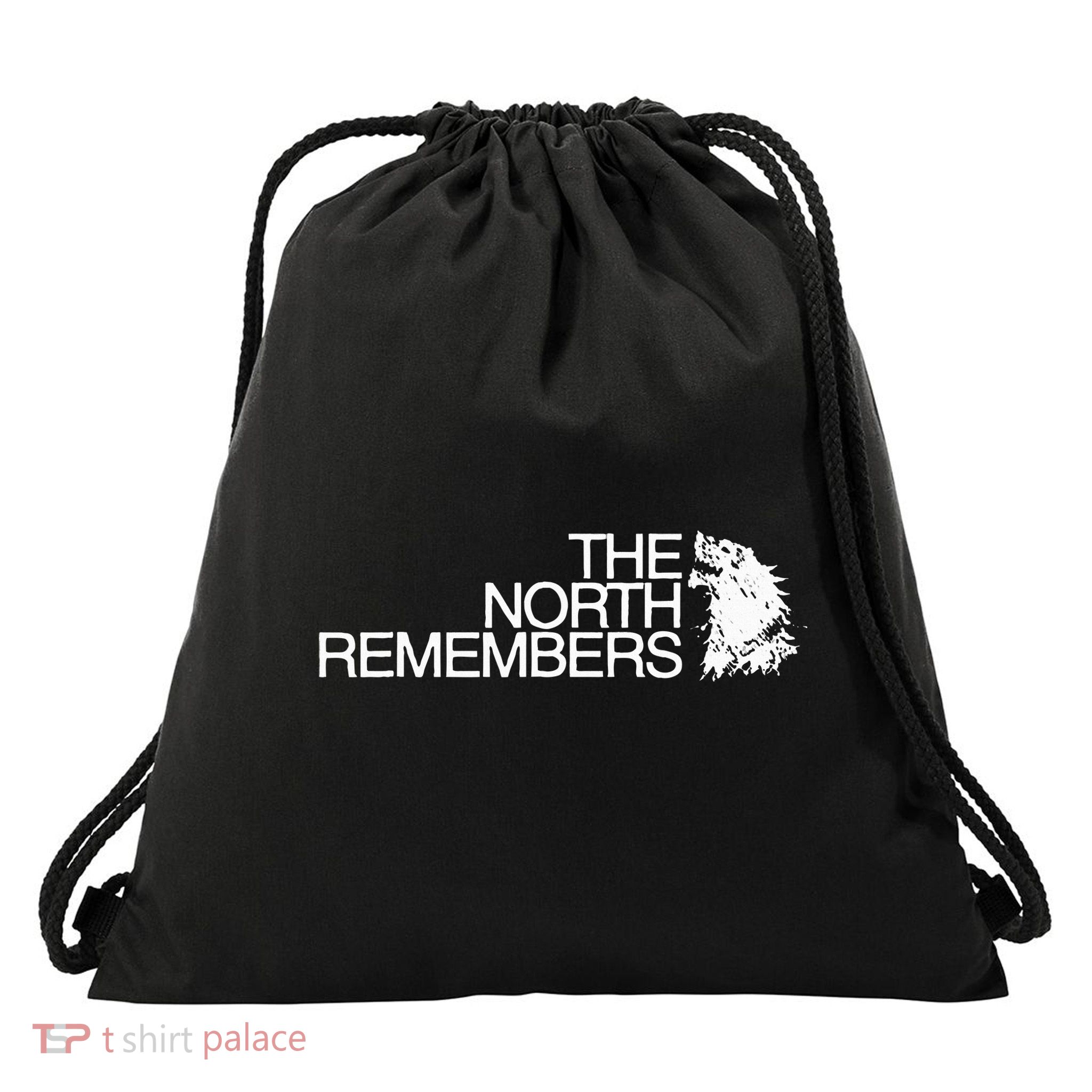The North Remembers Drawstring Bag