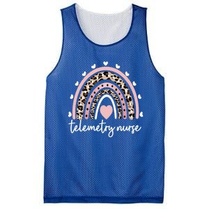 Telemetry Nurse Rainbow Rn Telemetry Unit Telemetry Nursing Gift Mesh Reversible Basketball Jersey Tank