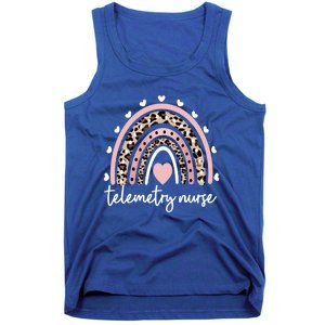 Telemetry Nurse Rainbow Rn Telemetry Unit Telemetry Nursing Gift Tank Top