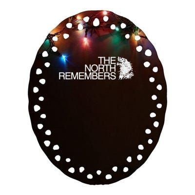 The North Remembers Ceramic Oval Ornament