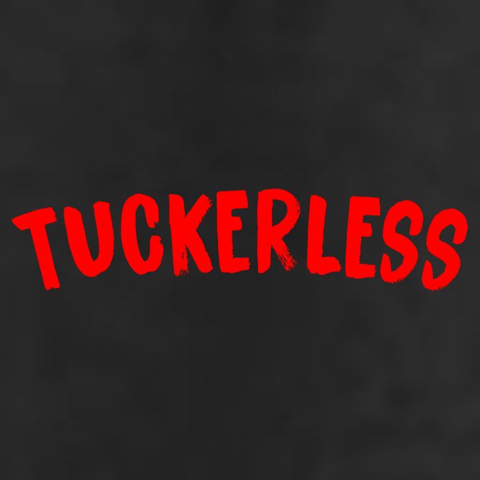 Tuckerless Novikov Red Logo 7 Panel Mesh Trucker Snapback Hat