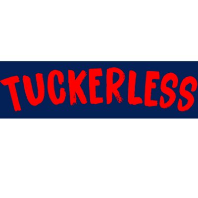 Tuckerless Novikov Red Logo Bumper Sticker