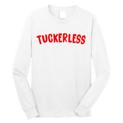 Tuckerless Novikov Red Logo Long Sleeve Shirt