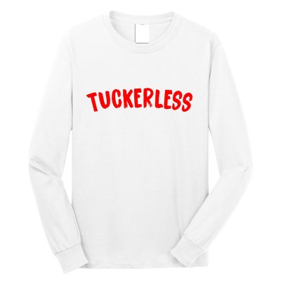 Tuckerless Novikov Red Logo Long Sleeve Shirt