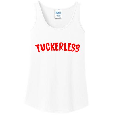 Tuckerless Novikov Red Logo Ladies Essential Tank