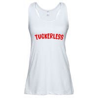 Tuckerless Novikov Red Logo Ladies Essential Flowy Tank