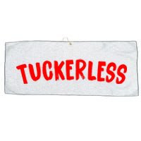 Tuckerless Novikov Red Logo Large Microfiber Waffle Golf Towel