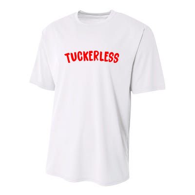 Tuckerless Novikov Red Logo Youth Performance Sprint T-Shirt