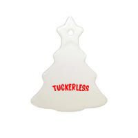 Tuckerless Novikov Red Logo Ceramic Tree Ornament