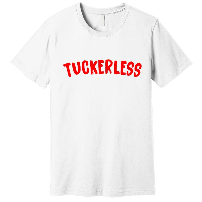 Tuckerless Novikov Red Logo Premium T-Shirt