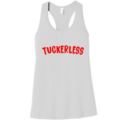 Tuckerless Novikov Red Logo Women's Racerback Tank