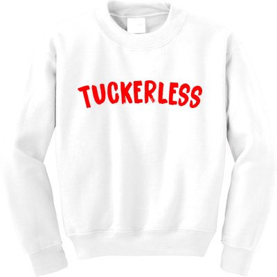Tuckerless Novikov Red Logo Kids Sweatshirt
