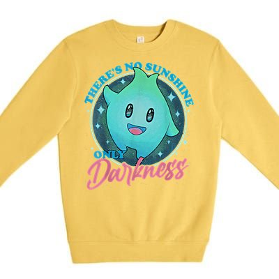 Theres No Sunshine Only Darkness Lumalee Luma Star Cute Game Lover Premium Crewneck Sweatshirt