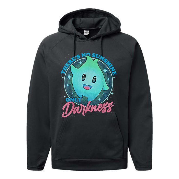 Theres No Sunshine Only Darkness Lumalee Luma Star Cute Game Lover Performance Fleece Hoodie