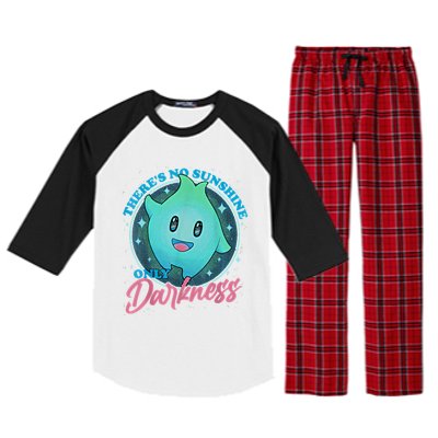 Theres No Sunshine Only Darkness Lumalee Luma Star Cute Game Lover Raglan Sleeve Pajama Set