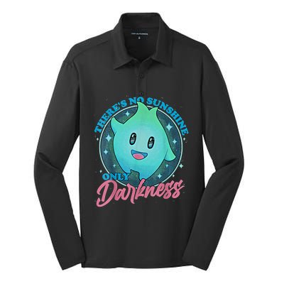 Theres No Sunshine Only Darkness Lumalee Luma Star Cute Game Lover Silk Touch Performance Long Sleeve Polo