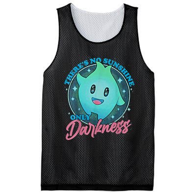 Theres No Sunshine Only Darkness Lumalee Luma Star Cute Game Lover Mesh Reversible Basketball Jersey Tank