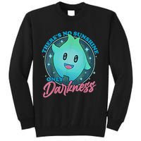 Theres No Sunshine Only Darkness Lumalee Luma Star Cute Game Lover Tall Sweatshirt