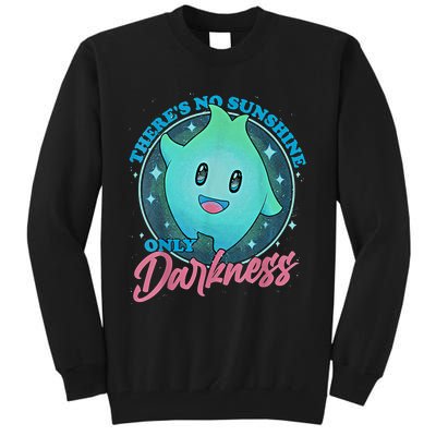 Theres No Sunshine Only Darkness Lumalee Luma Star Cute Game Lover Tall Sweatshirt