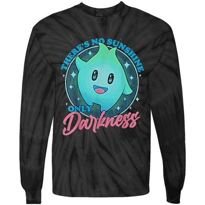 Theres No Sunshine Only Darkness Lumalee Luma Star Cute Game Lover Tie-Dye Long Sleeve Shirt