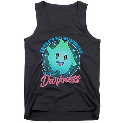 Theres No Sunshine Only Darkness Lumalee Luma Star Cute Game Lover Tank Top