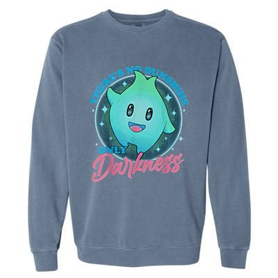 Theres No Sunshine Only Darkness Lumalee Luma Star Cute Game Lover Garment-Dyed Sweatshirt