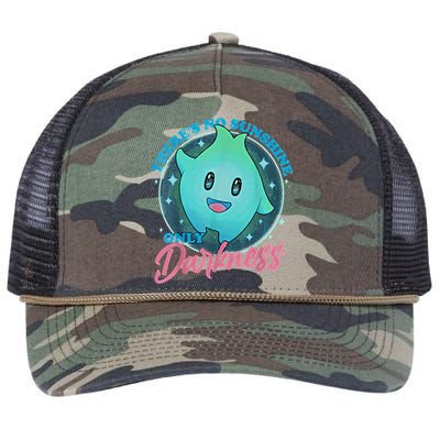 Theres No Sunshine Only Darkness Lumalee Luma Star Cute Game Lover Retro Rope Trucker Hat Cap