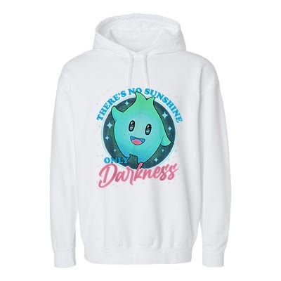 Theres No Sunshine Only Darkness Lumalee Luma Star Cute Game Lover Garment-Dyed Fleece Hoodie