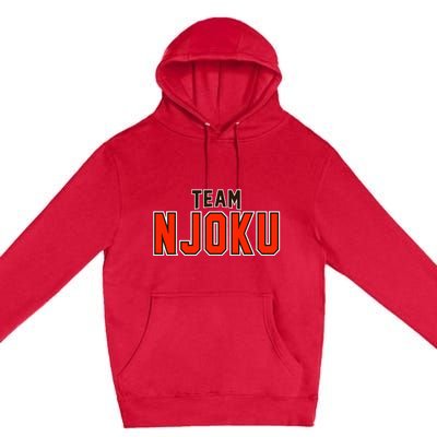 Team Njoku Surname Proud Family Last Name Premium Pullover Hoodie