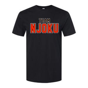 Team Njoku Surname Proud Family Last Name Softstyle® CVC T-Shirt