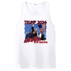 Trump Never Stop Fighting Trump Assassination PosiCharge Competitor Tank