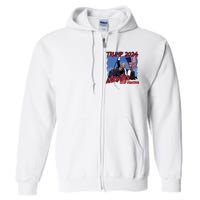 Trump Never Stop Fighting Trump Assassination Full Zip Hoodie