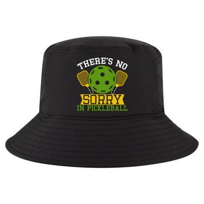There's No Sorry In Pickleball Gift For Pickleball Team Cool Comfort Performance Bucket Hat
