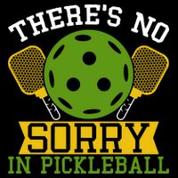 There's No Sorry In Pickleball Gift For Pickleball Team Drawstring Bag