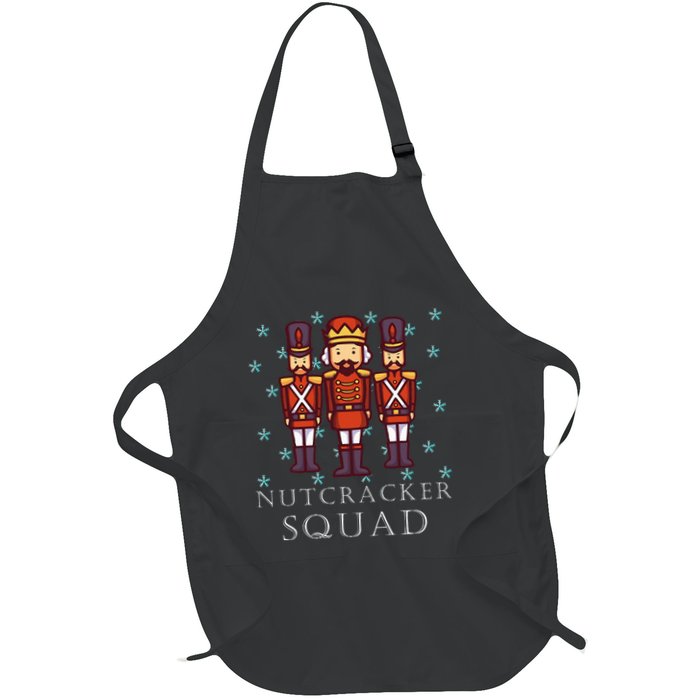 The Nutcracker Squad For Nutcracker Ballet Party Full-Length Apron With Pockets