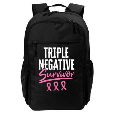 Triple Negative Survivor Breast Cancer Awareness TNBC Backpack