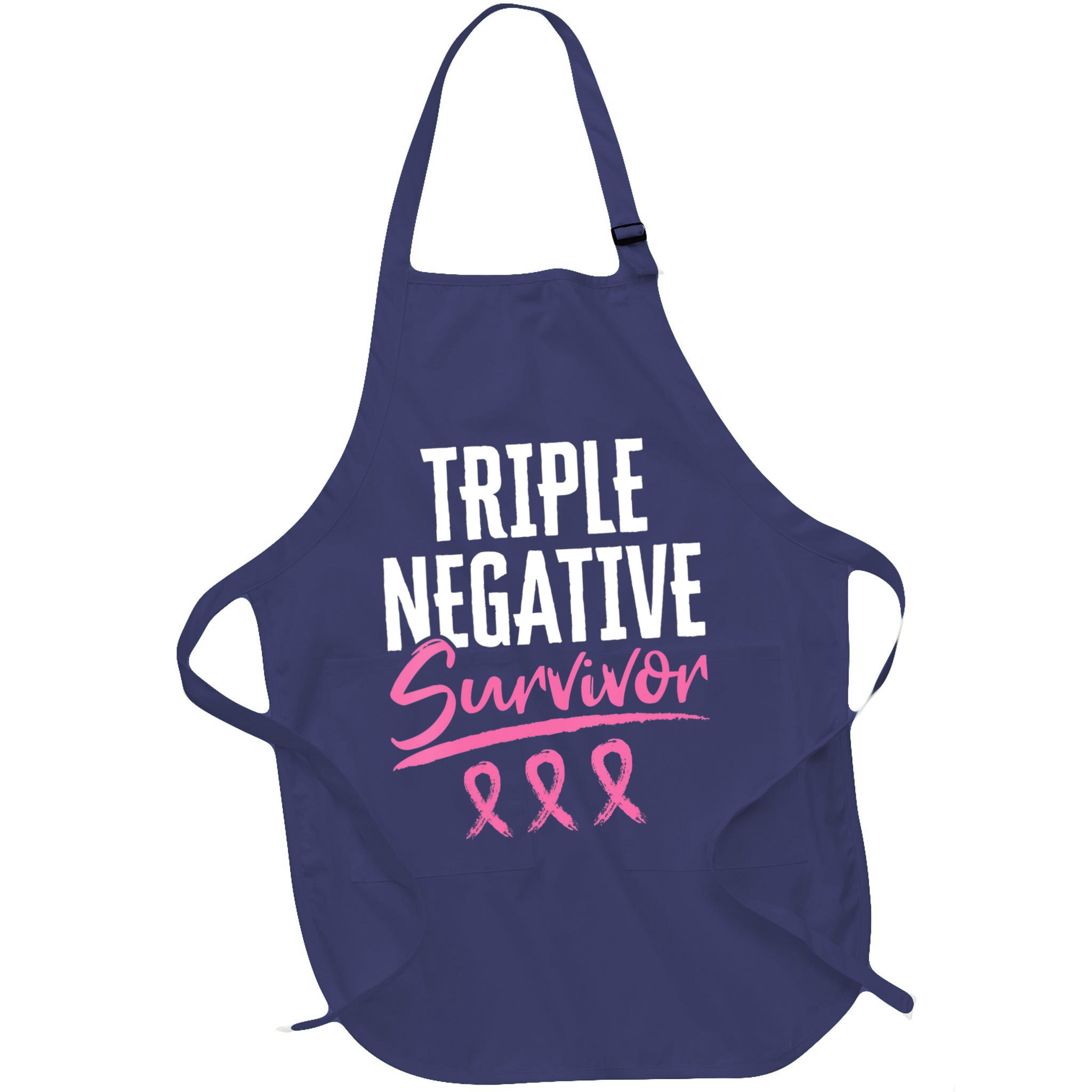 Triple Negative Survivor Breast Cancer Awareness TNBC Apron