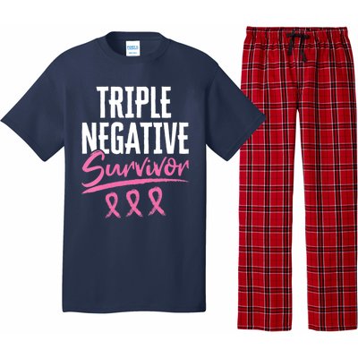 Triple Negative Survivor Breast Cancer Awareness TNBC Pajama Set