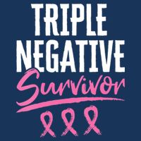 Triple Negative Survivor Breast Cancer Awareness TNBC Flat Bill Trucker Hat