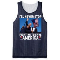 Trump Never Stop Fighting To Save America Shot Assassination Attempt 2024 Mesh Reversible Basketball Jersey Tank