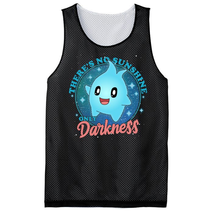 Theres No Sunshine Only Darkness Mesh Reversible Basketball Jersey Tank