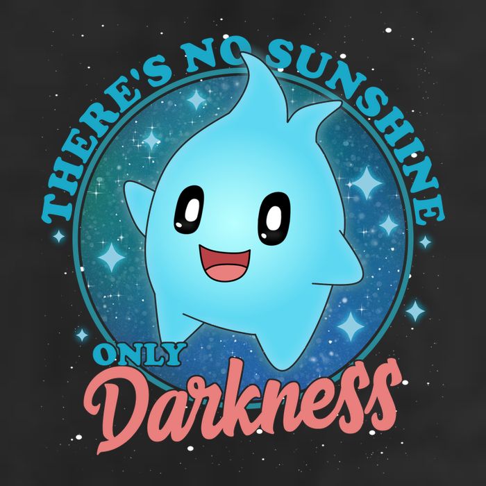Theres No Sunshine Only Darkness Golf Towel