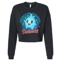 Theres No Sunshine Only Darkness Cropped Pullover Crew