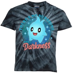 Theres No Sunshine Only Darkness Kids Tie-Dye T-Shirt