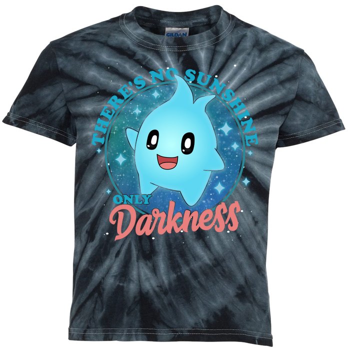 Theres No Sunshine Only Darkness Kids Tie-Dye T-Shirt