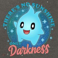 Theres No Sunshine Only Darkness Cotton Canvas Backpack