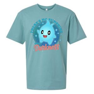 Theres No Sunshine Only Darkness Sueded Cloud Jersey T-Shirt